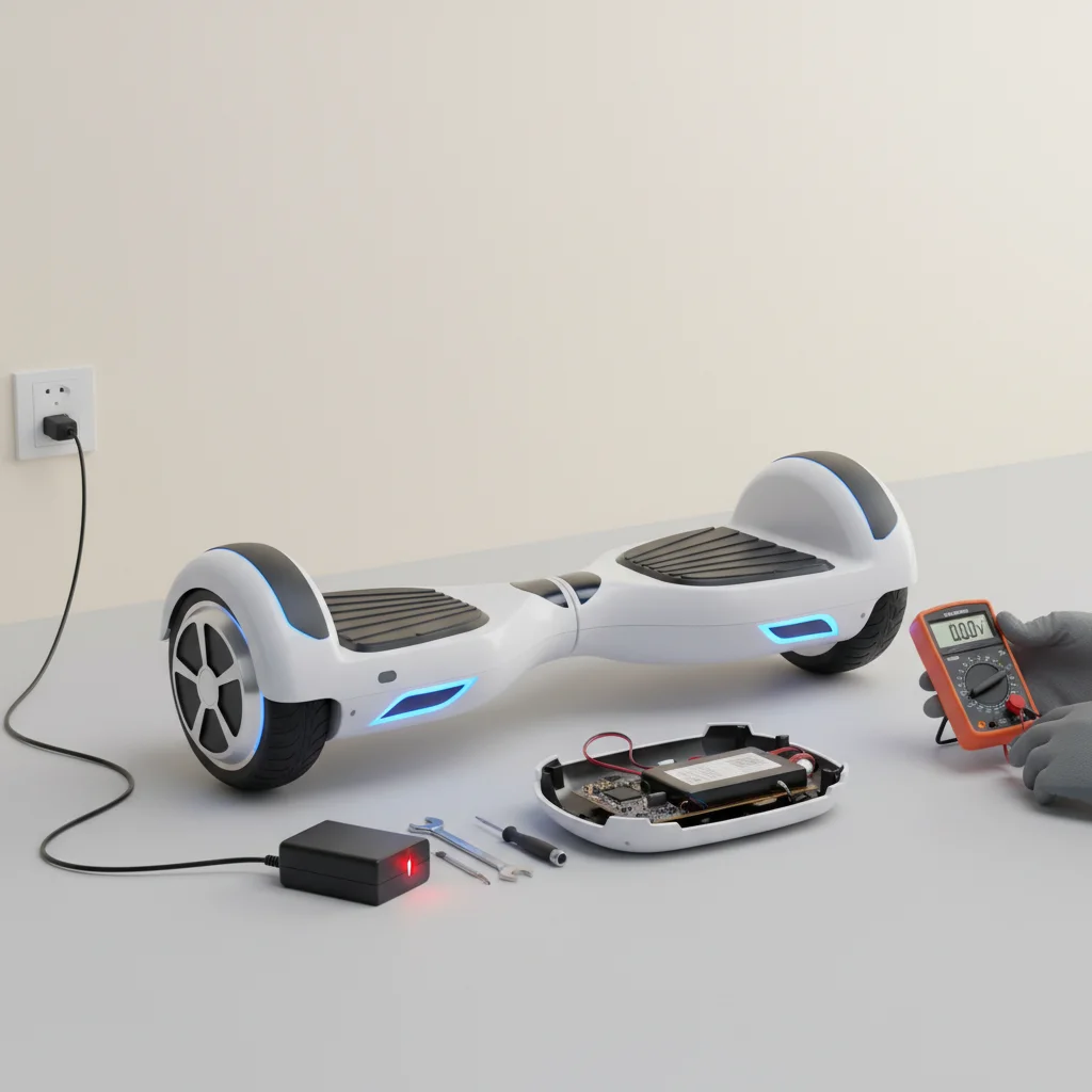 hoverboard not charging